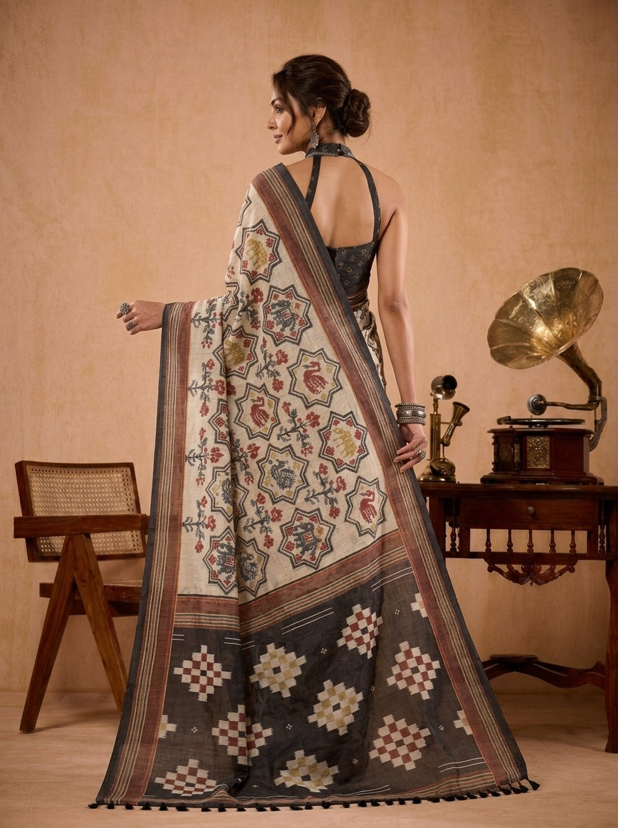 All Over Print Designer Saree