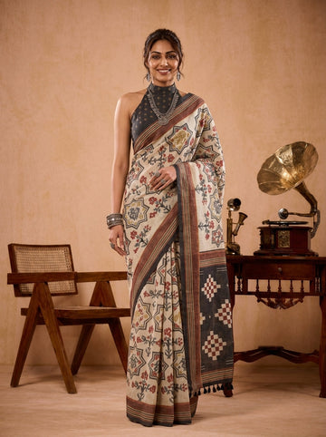 All Over Print Designer Saree