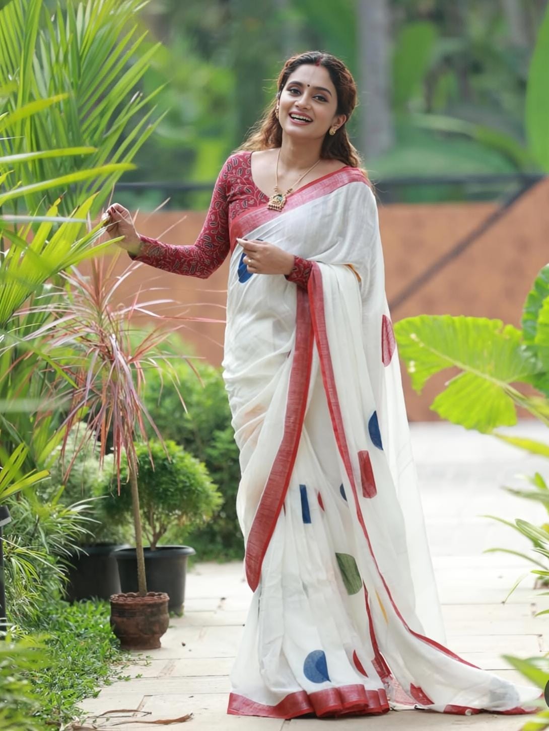 Premium Heavy Linen Cotton Saree | Perfect for Office & Casual Wear