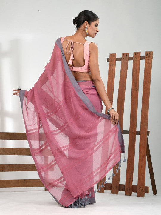 Elegant Pure Cotton Saree – Timeless Simplicity, Endless Grace